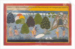 Rama and Lakshmana Search in Vain for Sita: Illustrated folio…, ca. 1680-90 by Unknown