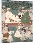 Maharaja Sidh Sen Receiving an Embassy, ca. 1700-10 by Master of the Mandi atelier