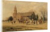 Old Bruton Church, Williamsburg, Virginia, in the Time of Lord Dunmore, 1893 by A. Wordsworth Thompson