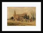 Old Bruton Church, Williamsburg, Virginia, in the Time of Lord Dunmore, 1893 by A. Wordsworth Thompson
