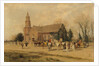 Old Bruton Church, Williamsburg, Virginia, in the Time of Lord Dunmore, 1893 by A. Wordsworth Thompson