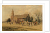 Old Bruton Church, Williamsburg, Virginia, in the Time of Lord Dunmore, 1893 by A. Wordsworth Thompson