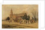Old Bruton Church, Williamsburg, Virginia, in the Time of Lord Dunmore, 1893 by A. Wordsworth Thompson
