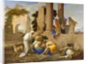Tobit Burying the Dead, 1640s by Andrea di Lione