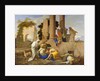 Tobit Burying the Dead, 1640s by Andrea di Lione