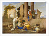 Tobit Burying the Dead, 1640s by Andrea di Lione