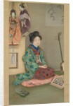 Female Chanter for Joruri Puppet Theater, ca. 1920 by Arai Kou