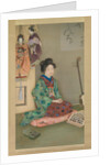 Female Chanter for Joruri Puppet Theater, ca. 1920 by Arai Kou