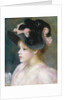 Young Girl in a Pink-and-Black Hat, ca. 1891 by Pierre-Auguste Renoir