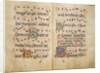 Benedictine Antiphonary, ca. 1467-70 by Belbello da Pavia