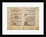 Benedictine Antiphonary, ca. 1467-70 by Belbello da Pavia