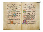 Benedictine Antiphonary, ca. 1467-70 by Belbello da Pavia