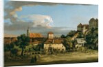 Pirna: The Obertor from the South, mid-1750s by Bernardo Bellotto