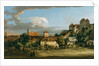 Pirna: The Obertor from the South, mid-1750s by Bernardo Bellotto