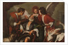 Tobias Curing His Father's Blindness, 1630-35 by Bernardo Strozzi