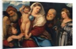 Madonna and Child with Saints by Bonifacio de' Pitati