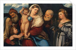 Madonna and Child with Saints by Bonifacio de' Pitati