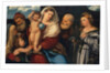 Madonna and Child with Saints by Bonifacio de' Pitati