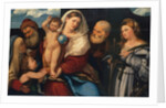 Madonna and Child with Saints by Bonifacio de' Pitati