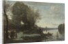 River with a Distant Tower, 1865 by Jean-Baptiste-Camille Corot