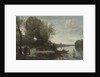 River with a Distant Tower, 1865 by Jean-Baptiste-Camille Corot