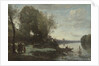 River with a Distant Tower, 1865 by Jean-Baptiste-Camille Corot