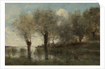 A Pond in Picardy, ca. 1867 by Jean-Baptiste-Camille Corot