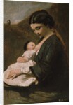 Mother and Child, probably 1860s by Jean-Baptiste-Camille Corot