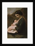 Mother and Child, probably 1860s by Jean-Baptiste-Camille Corot