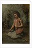 Girl Weaving a Garland, 1860-65 by Jean-Baptiste-Camille Corot