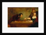 The Last Throw, ca. 1840 by Charles Robert Leslie