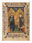 Saint Mark the Evangelist and Saint Sinibaldus Venerated by Members of a Lay…, ca. 1425-34 by Cristoforo Cortese