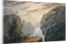 At the Waterfall, ca. 1850 by David Claypoole Johnston