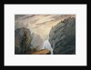 At the Waterfall, ca. 1850 by David Claypoole Johnston