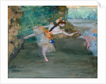 Dancer Onstage, ca. 1877 by Edgar Degas