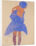 Standing Girl, Back View, 1908 by Egon Schiele