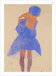 Standing Girl, Back View, 1908 by Egon Schiele