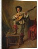 Soldier Playing the Theorbo, 1865 by Jean Louis Ernest Meissonier