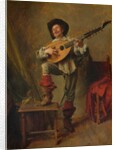 Soldier Playing the Theorbo, 1865 by Jean Louis Ernest Meissonier