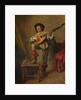 Soldier Playing the Theorbo, 1865 by Jean Louis Ernest Meissonier