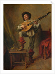 Soldier Playing the Theorbo, 1865 by Jean Louis Ernest Meissonier