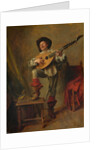 Soldier Playing the Theorbo, 1865 by Jean Louis Ernest Meissonier