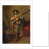Soldier Playing the Theorbo, 1865 by Jean Louis Ernest Meissonier