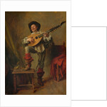 Soldier Playing the Theorbo, 1865 by Jean Louis Ernest Meissonier