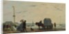 On the Beach at Trouville, 1863 by Eugene Louis Boudin