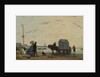On the Beach at Trouville, 1863 by Eugene Louis Boudin