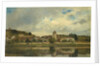 The Village of La Celle-sous-Moret by Eugène Antoine Samuel Lavieille