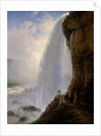 Underneath Niagara Falls, 1862 by Joachim Ferdinand Richardt