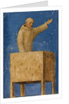 Saint Bernardino Preaching from a Pulpit, ca. 1470-75 by Francesco di Giorgio Martini