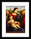 Madonna and Child with Saints Francis and Jerome, ca. 1512-15 by Francesco Francia